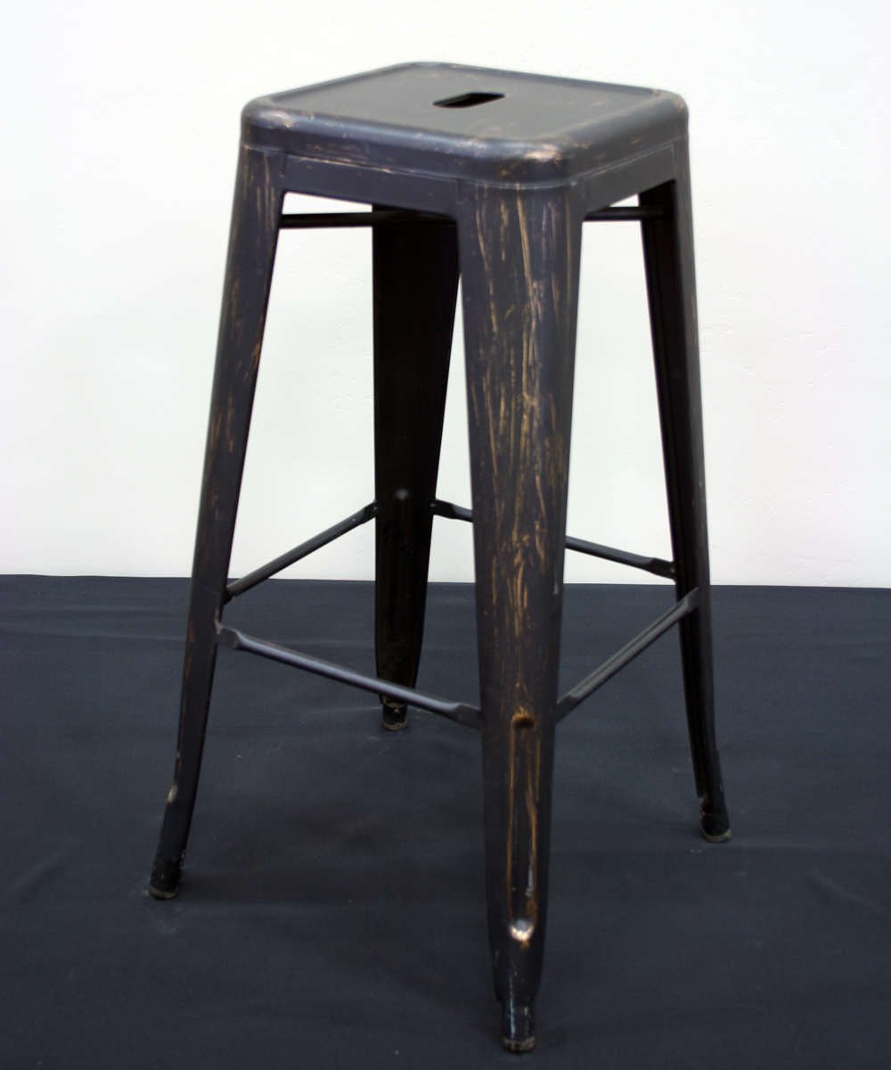 Barstool, School House Black/Gold